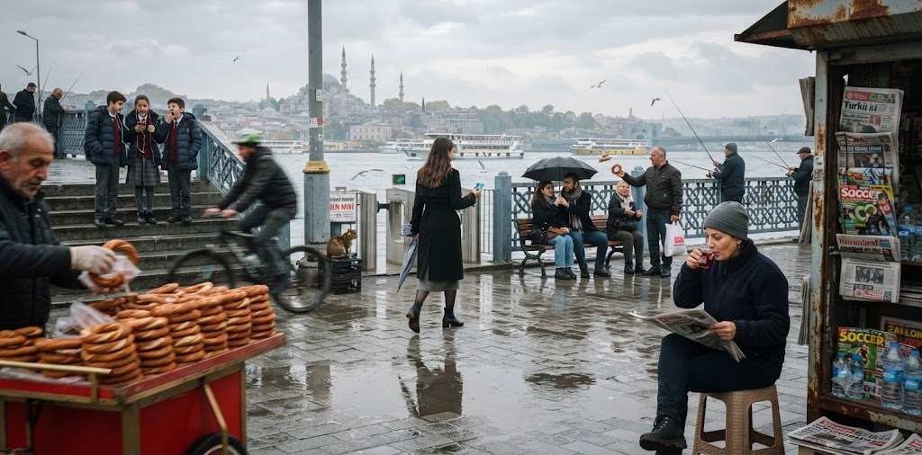 이스탄불 보스포루스 부두 · Istanbul Bosphorus waterfront